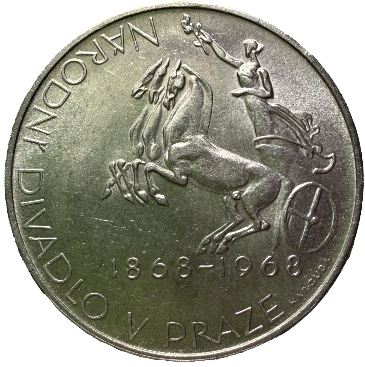 10 Koruna 1968 – 100. výročí položení základního kamene Národního divadla v Praze