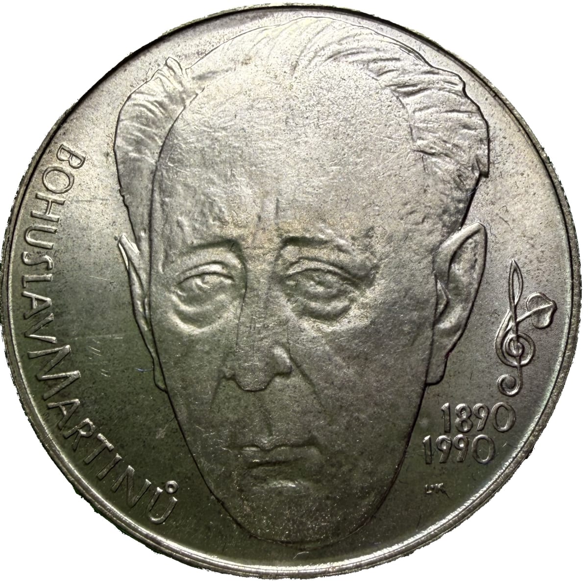 100 Koruna 1990-100.výročí narození Bohuslava Martinů