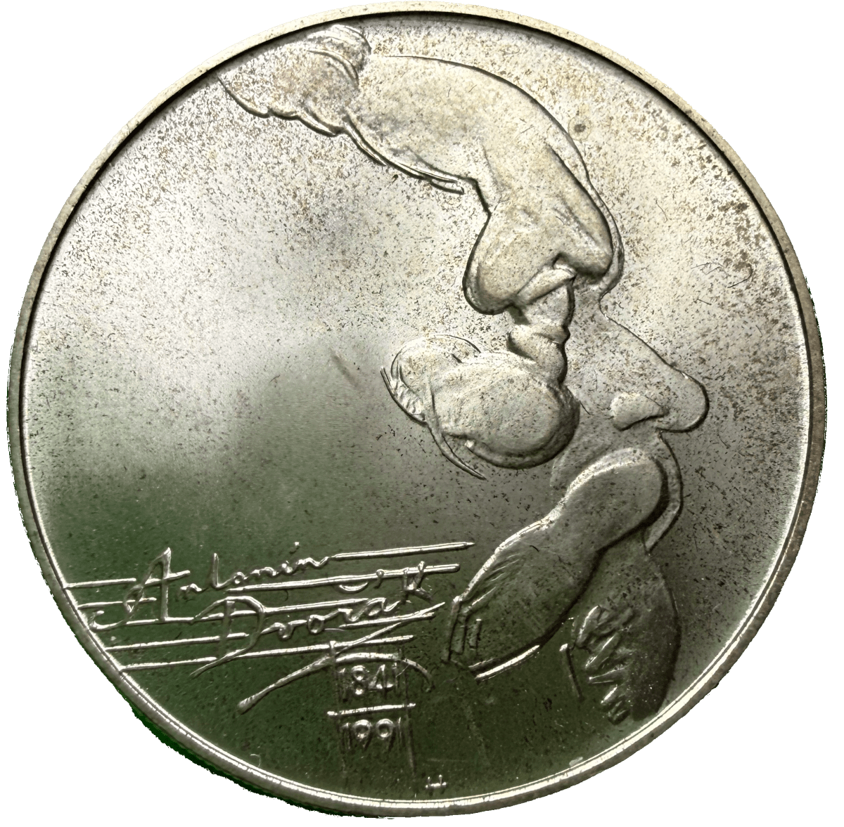 100 Koruna 1991-150.výročí narození Antonína Dvořáka