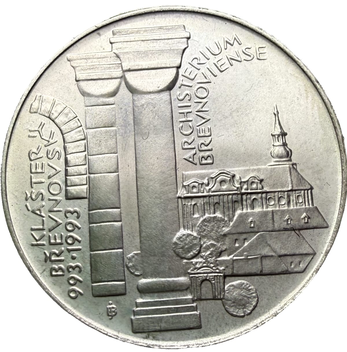 100 Koruna 1993- 100.výročí založení Břevnovského kláštera
