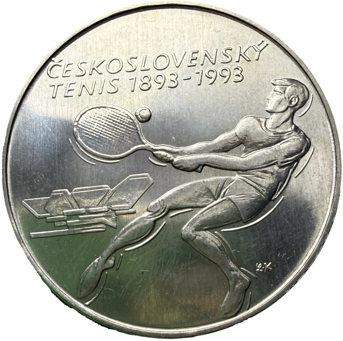 500 Koruna 1993- 100.výročí založení prvního tenisového klubu v Čechách