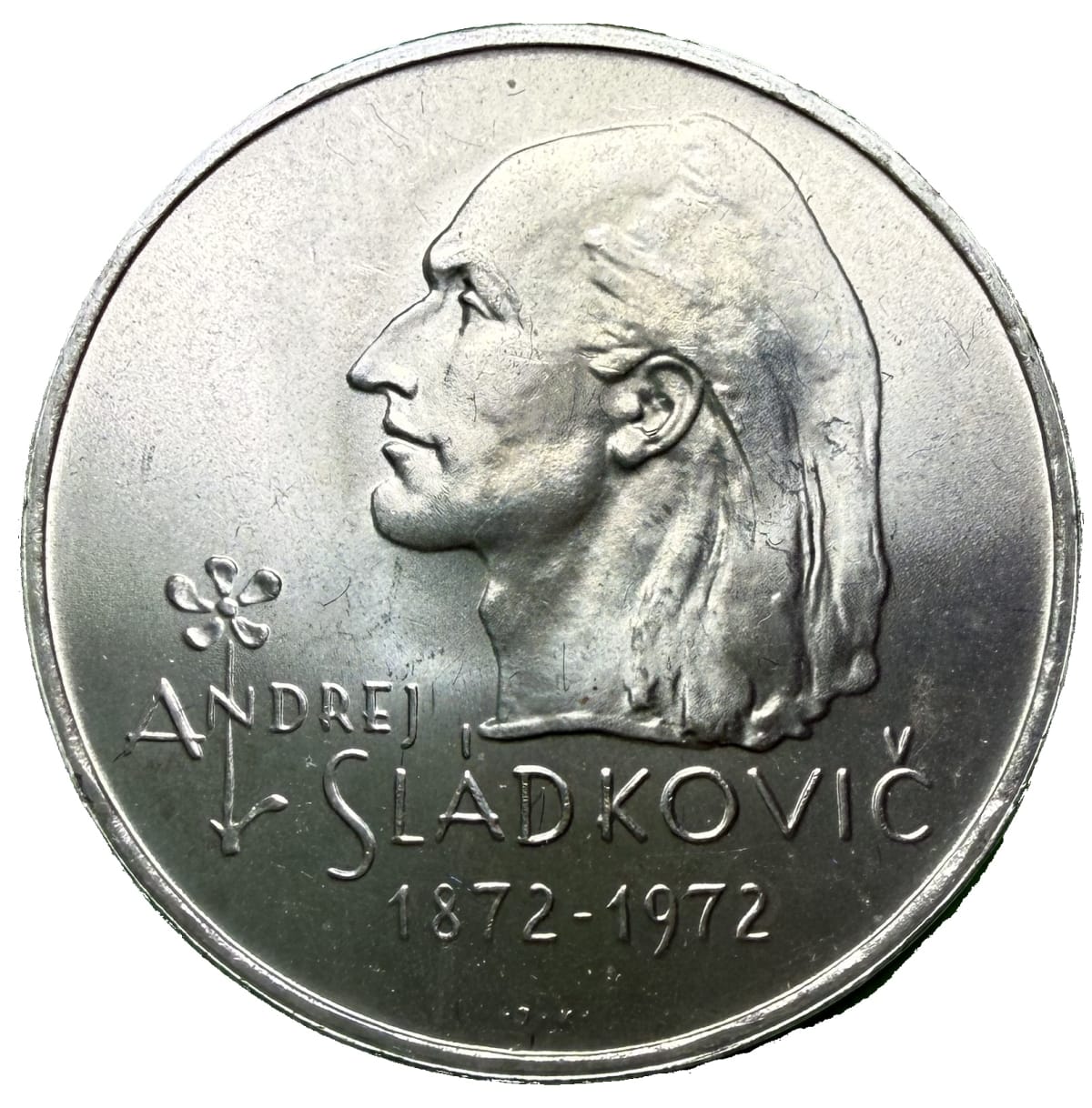 20 Koruna 1972 – 100. výročí úmrtí Andreje Sládkoviče