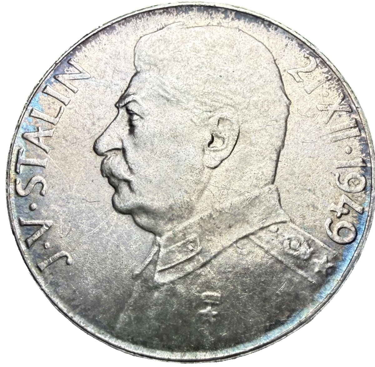 50 Koruna 1949 – 70. výročí narození J. V. Stalina