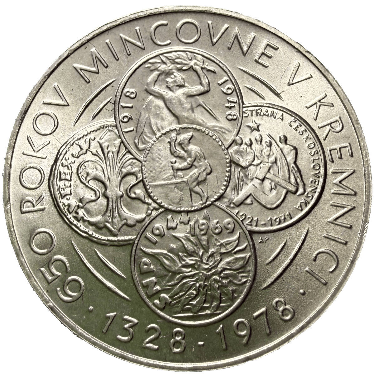 50 Koruna 1978 – 650. výročí mincovny v Kremnici