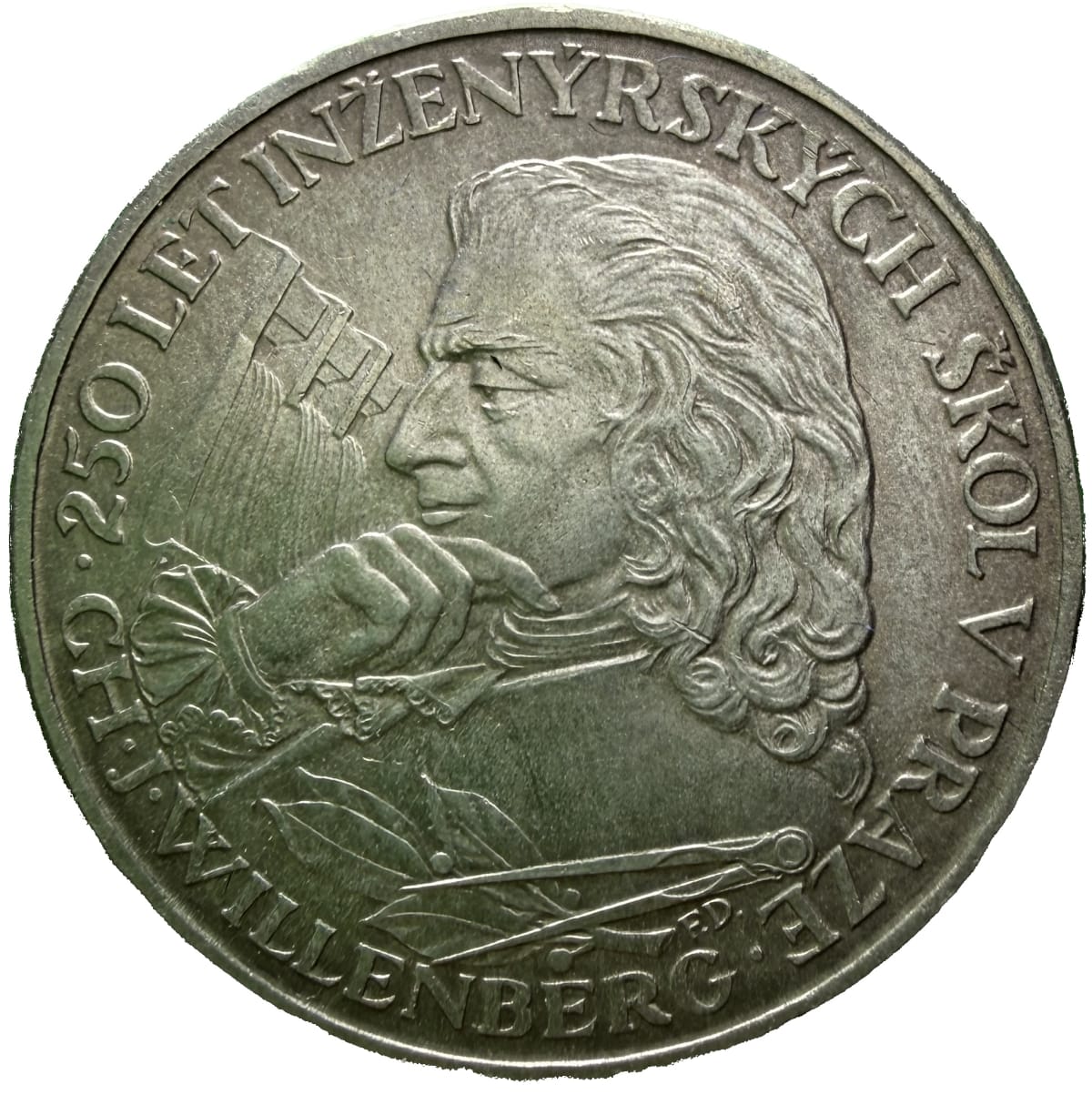 10 Koruna 1957- 250. výročí založení inženýrských škol