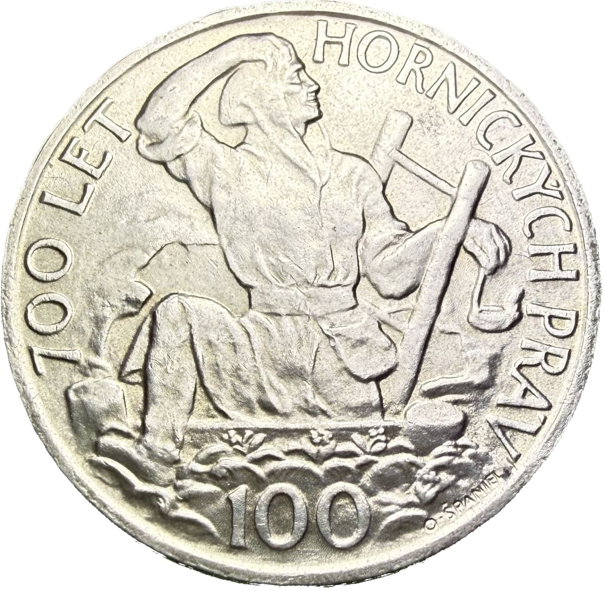 100 Koruna 1949 – 700 let hornických práv v Jihlavě