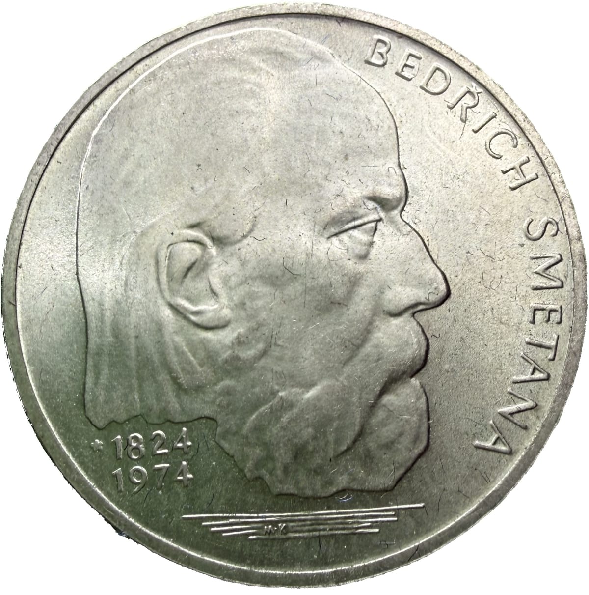 100 Koruna 1974 – 150. výročí narození Bedřicha Smetany