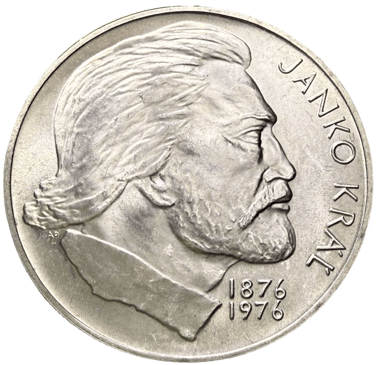 100 Koruna 1976 – 100. výročí úmrtí Janka Kráľa