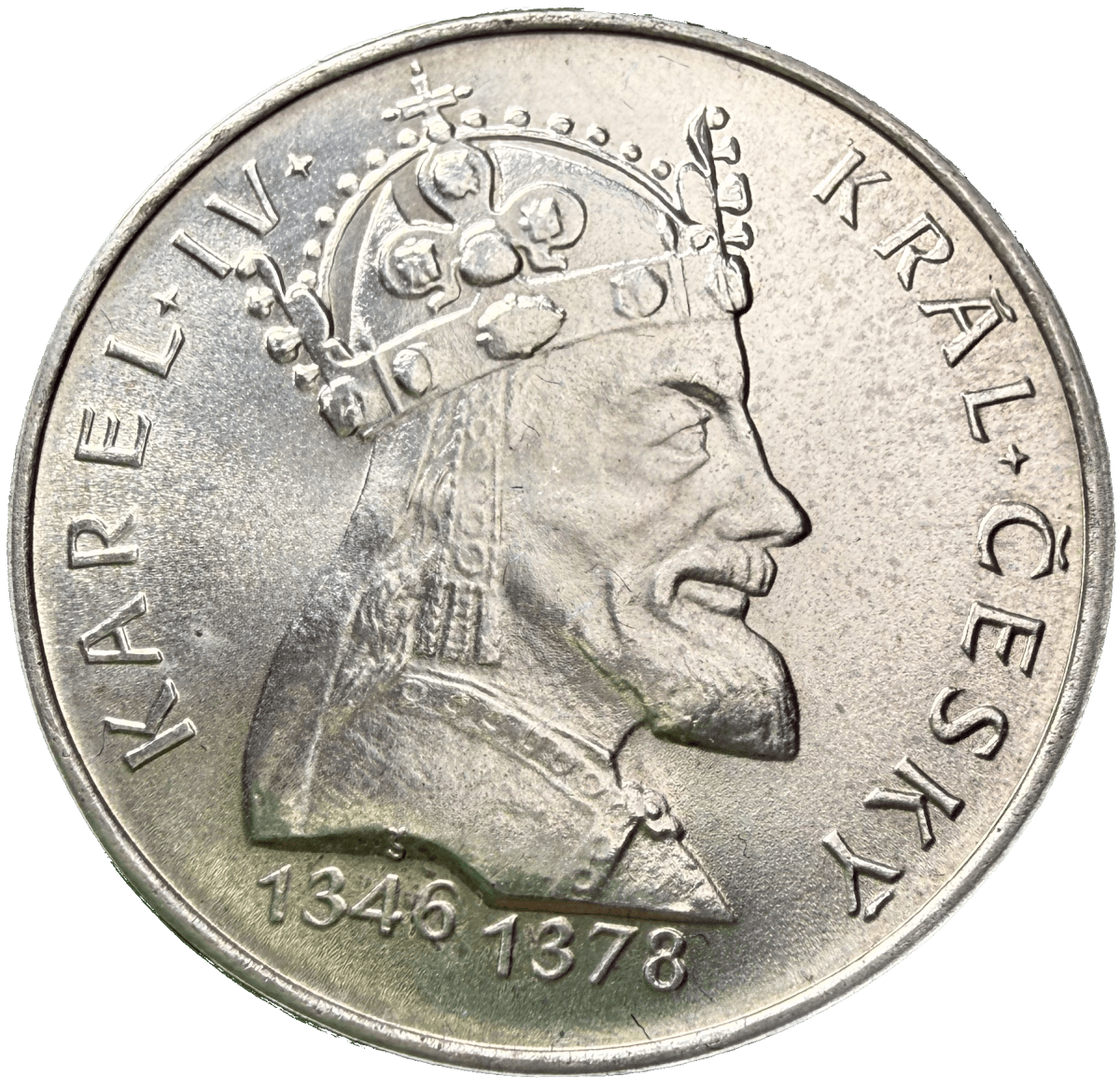 100 Koruna 1978 – 600. výročí úmrtí Karla IV.