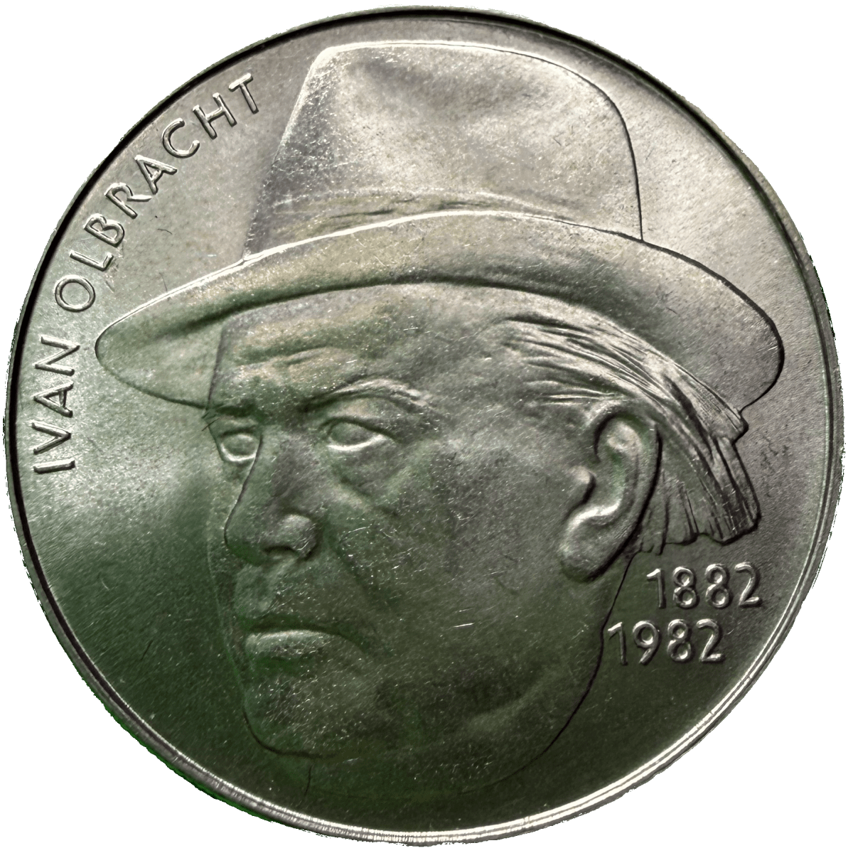 100 Koruna 1982 – 100. výročí narození Ivana Olbrachta