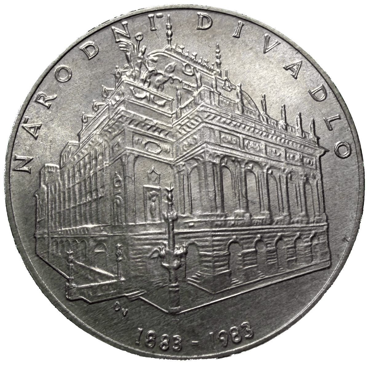 100 Koruna 1983 - 100. Výročí otevření Národního divadla