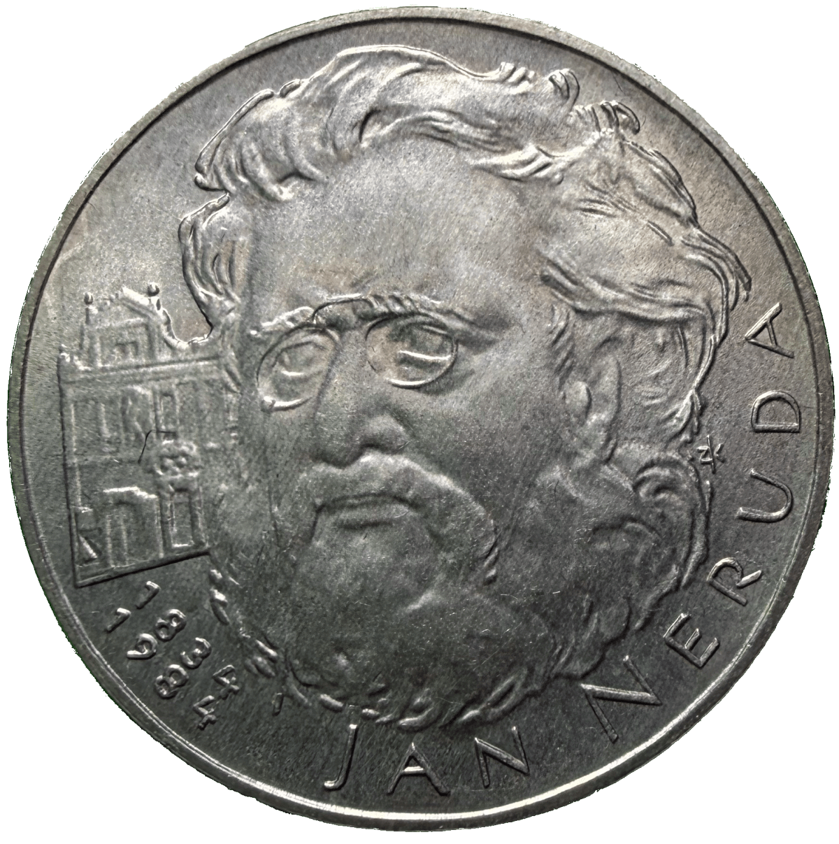 100 Koruna 1984 – 150. výročí narození Jana Nerudy