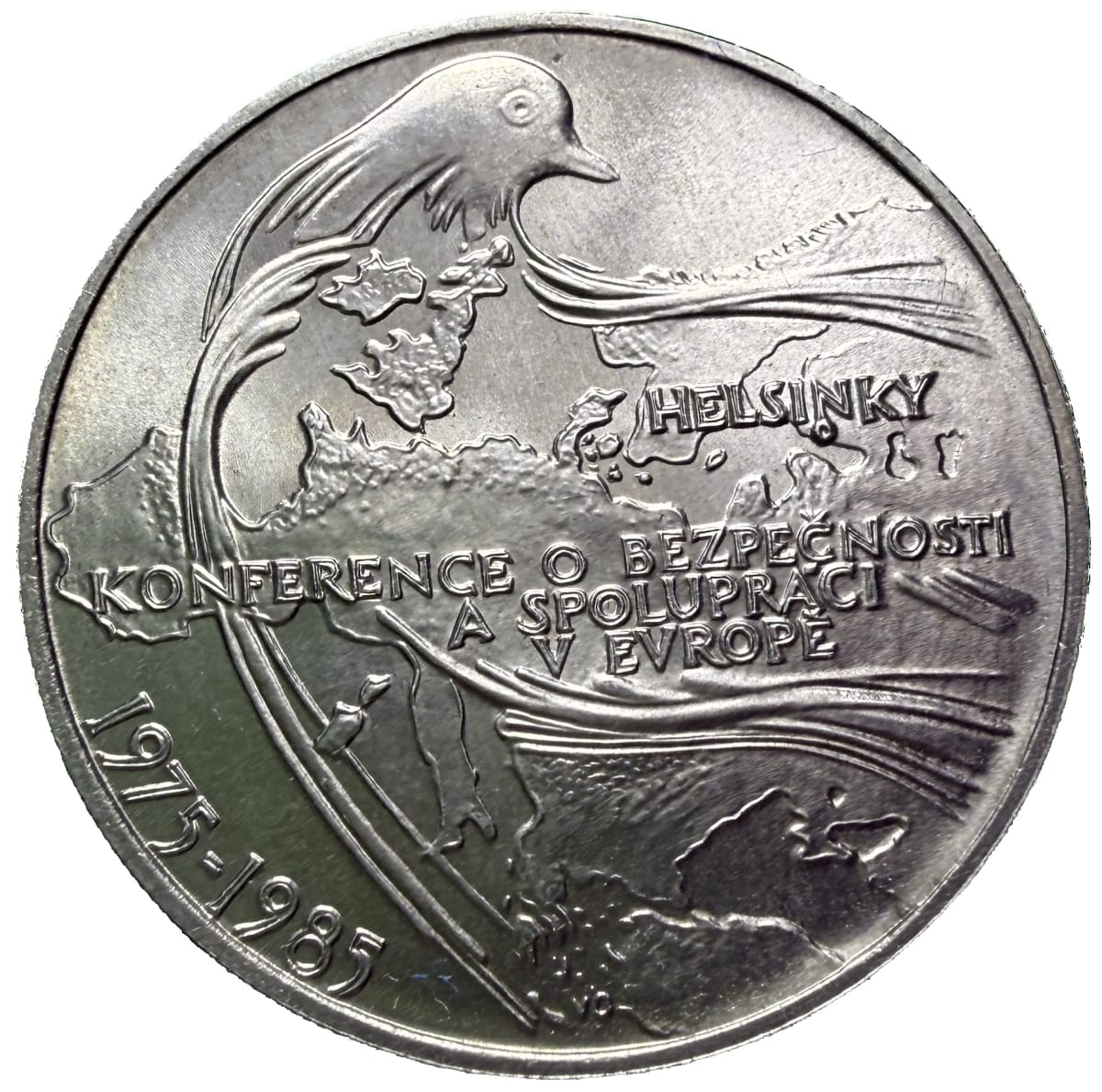 100 Koruna 1985 – 10. výročí konference v Helsinkách