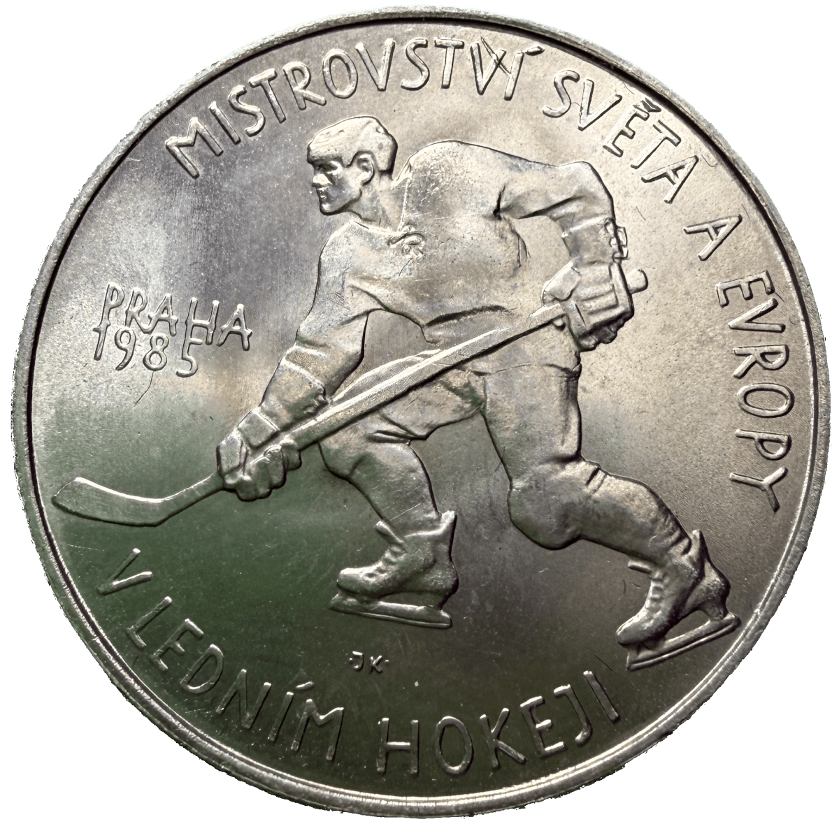 100 Koruna 1985 – Mistrovství světa v ledním hokeji