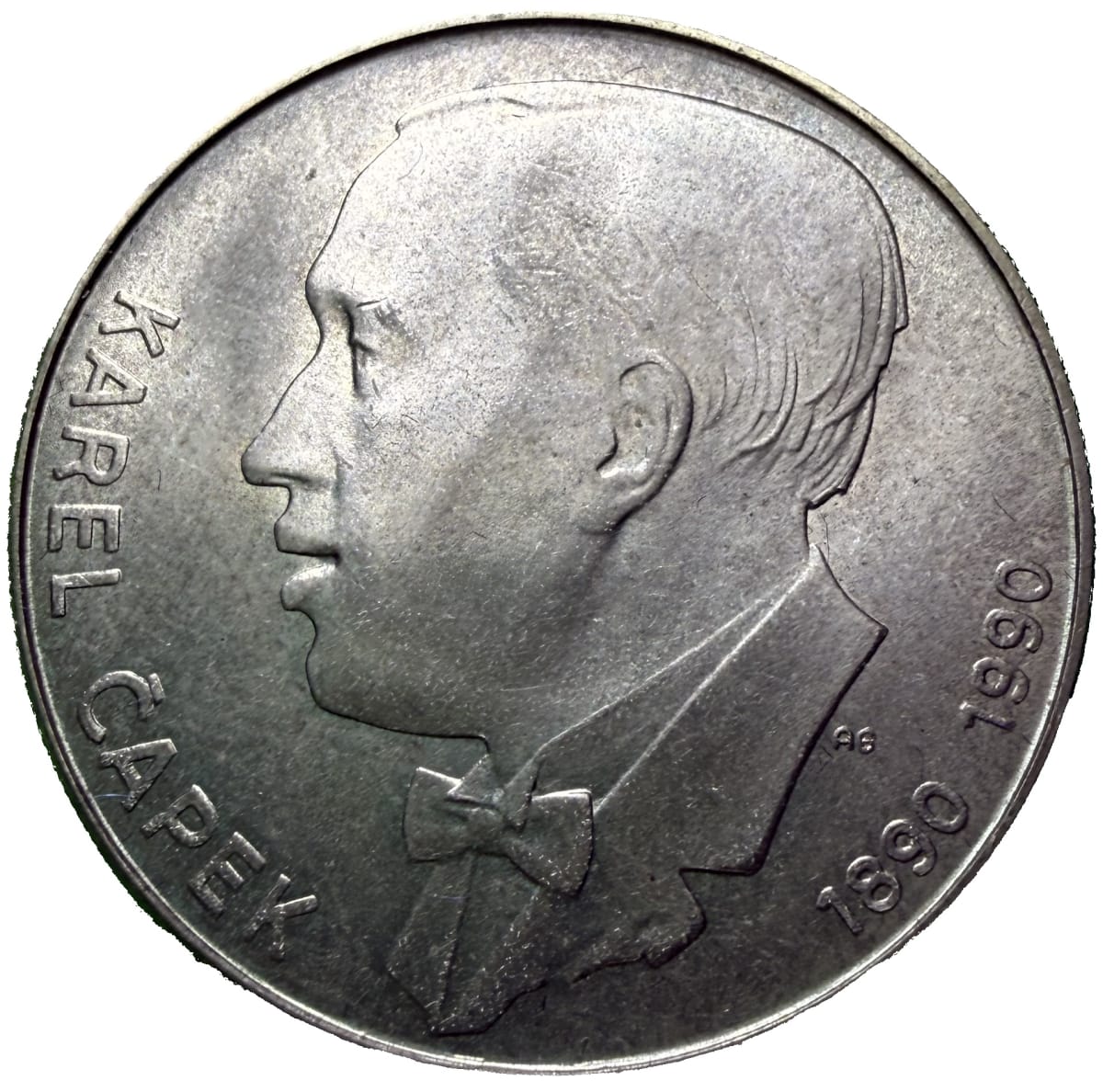 100 Koruna 1990 – 100. výročí narození Karla Čapka