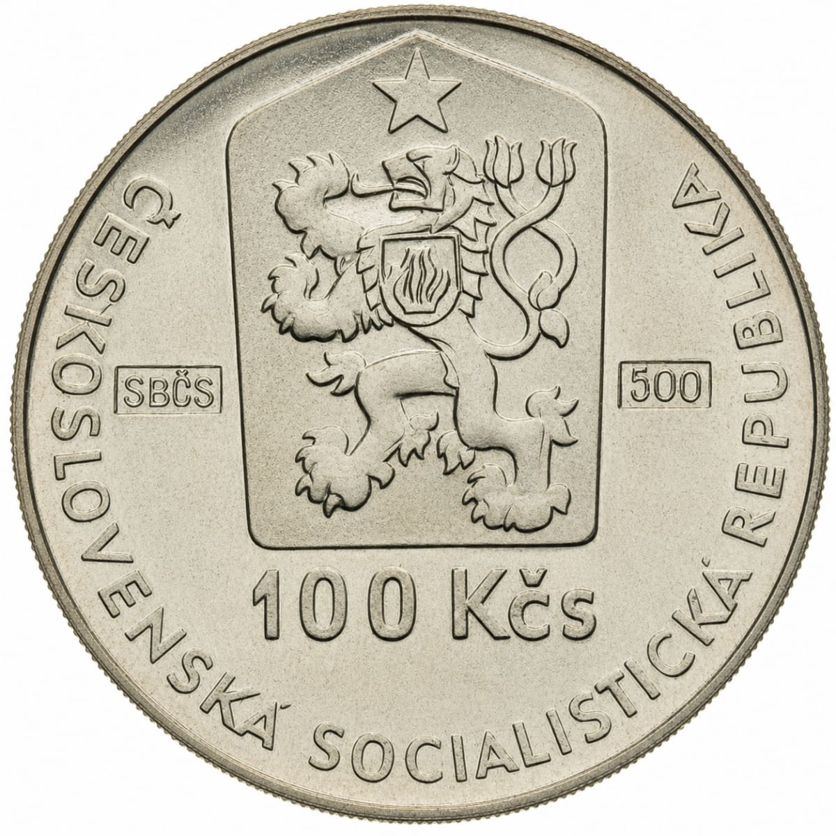 100 Koruna 1990-100.výročí konání Velké pardubické-puncovaná