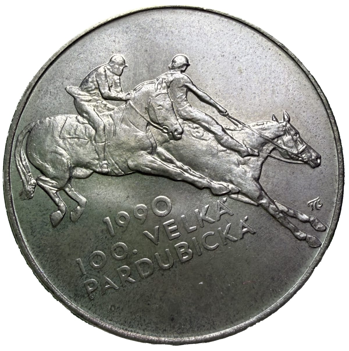 100 Koruna 1990-100.výročí konání Velké pardubické