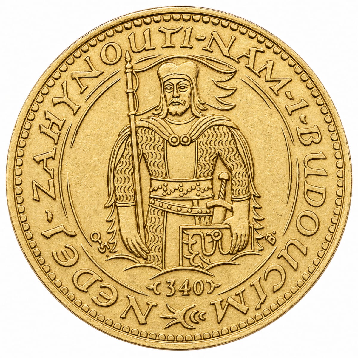 1 Dukát 1923 – 5. výročí vzniku ČSR – číslovaný