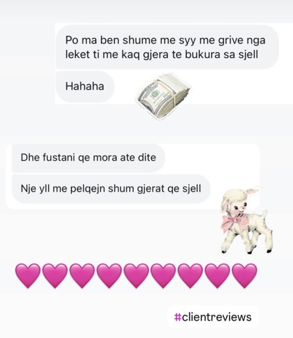 Anonymous client review