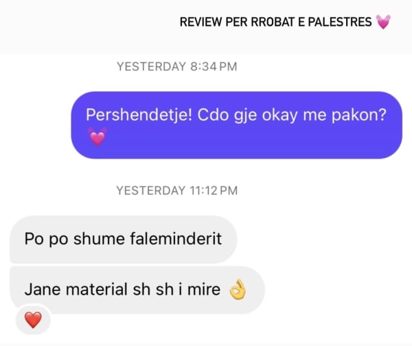 Anonymous client review