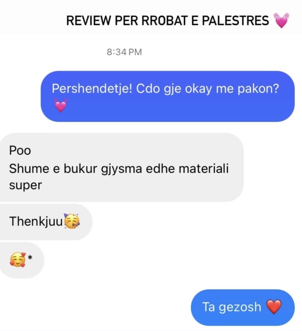 Anonymous client review