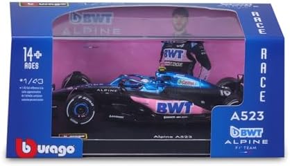 Vue 4 de Bburago Racing Alpine