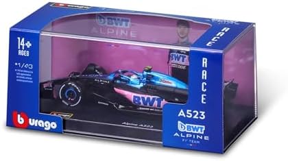 Vue 6 de Bburago Racing Alpine