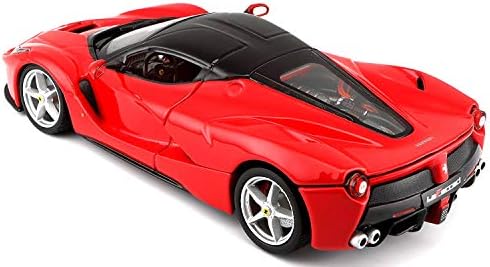 Vue 3 de Bbburago Ferrari Laferrari Rouge