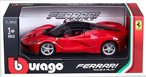 Vue 4 de Bbburago Ferrari Laferrari Rouge