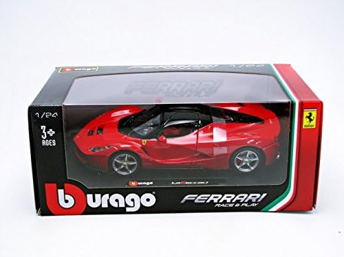 Vue 6 de Bbburago Ferrari Laferrari Rouge