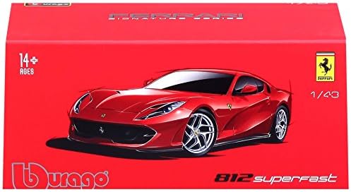 Vue 5 de Bbburago Ferrari Superfast Rouge