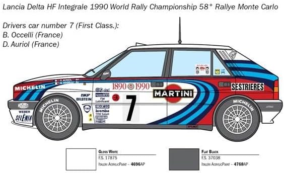 Vue 6 de Italeri Lancia Hf Integrale