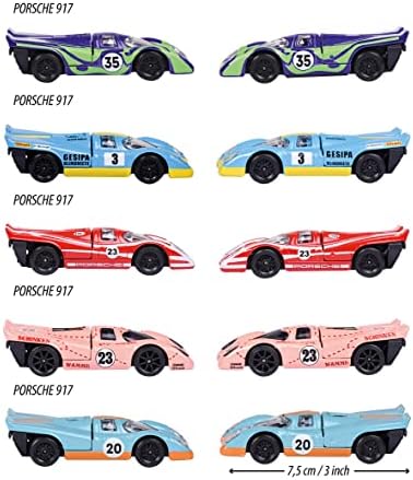 Vue 3 de Majorette Porsche Giftpack Voitures