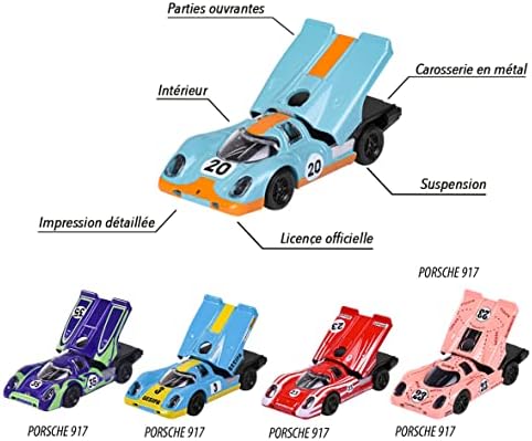 Vue 4 de Majorette Porsche Giftpack Voitures