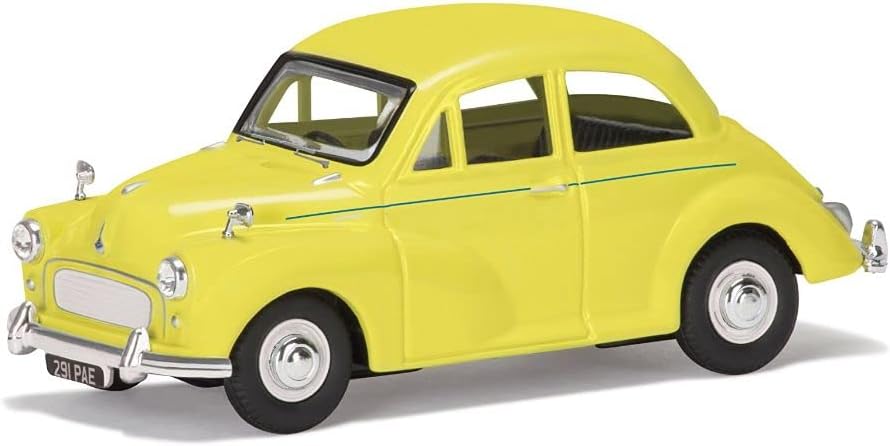 Morris Minor Jaune Highway