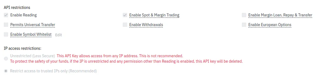 Binance API