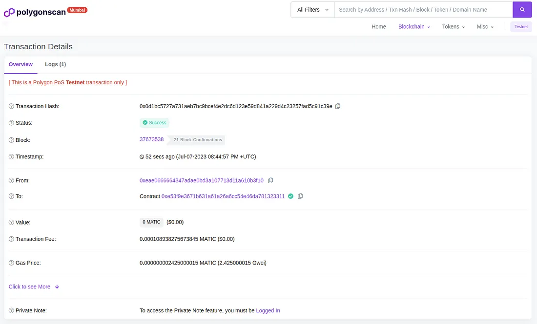 HelloWorld dApp