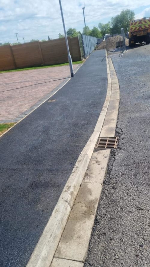 reinstatement pavement tarmac completed job