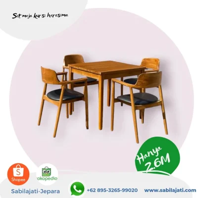 Satu Set Meja Kursi Herosima