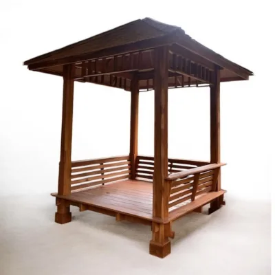 Gazebo Kayu Jati 2x2, 2x3, 3x3