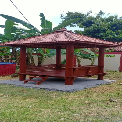 Gazebo Kayu Jati 2x2, 2x3, 3x3