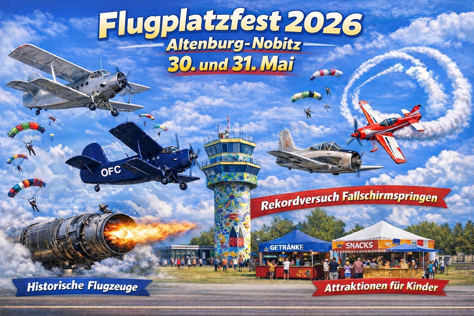 Flugplatzfest Flugplatz Altenburg-Nobitz