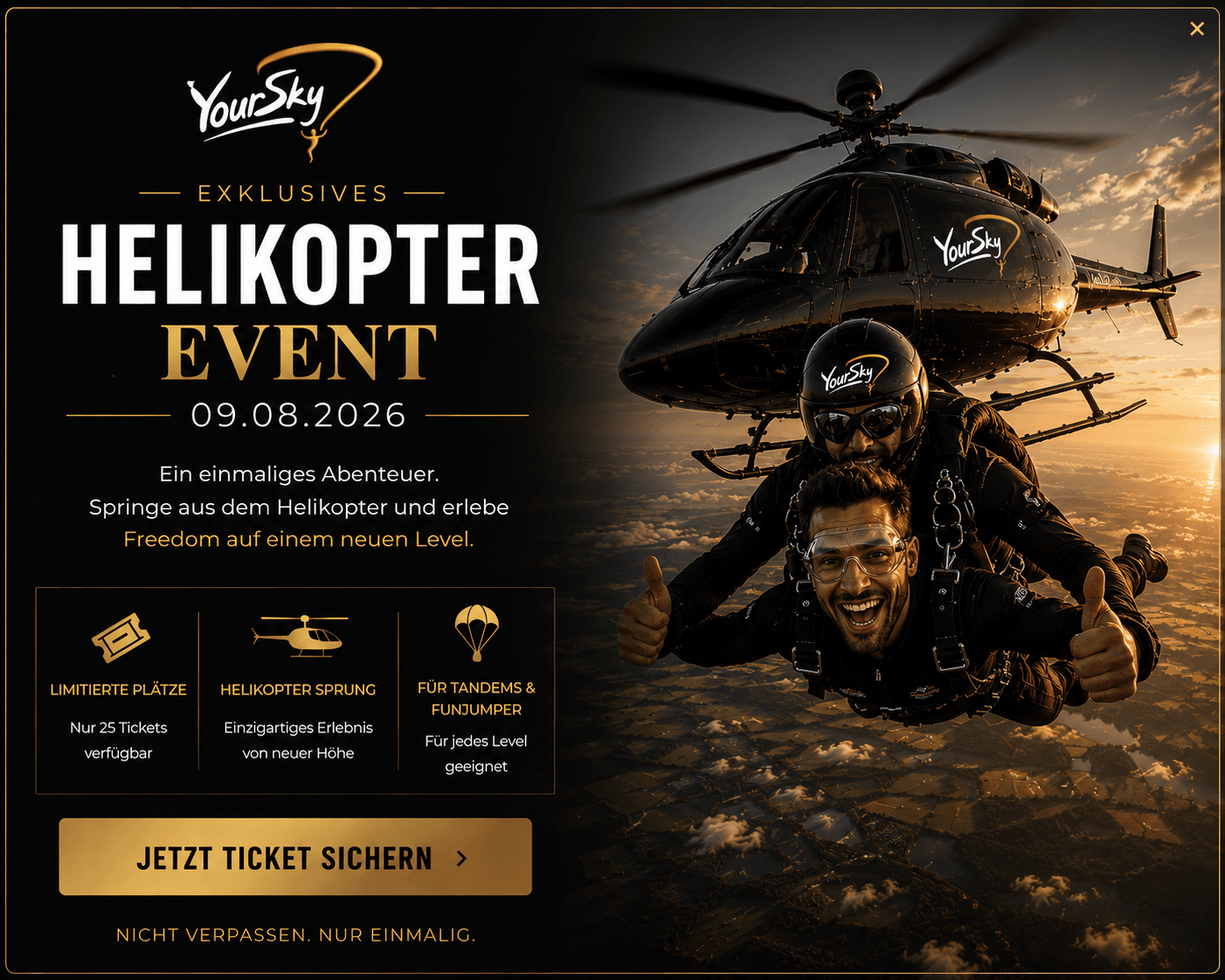 Helikopter Sprung Event