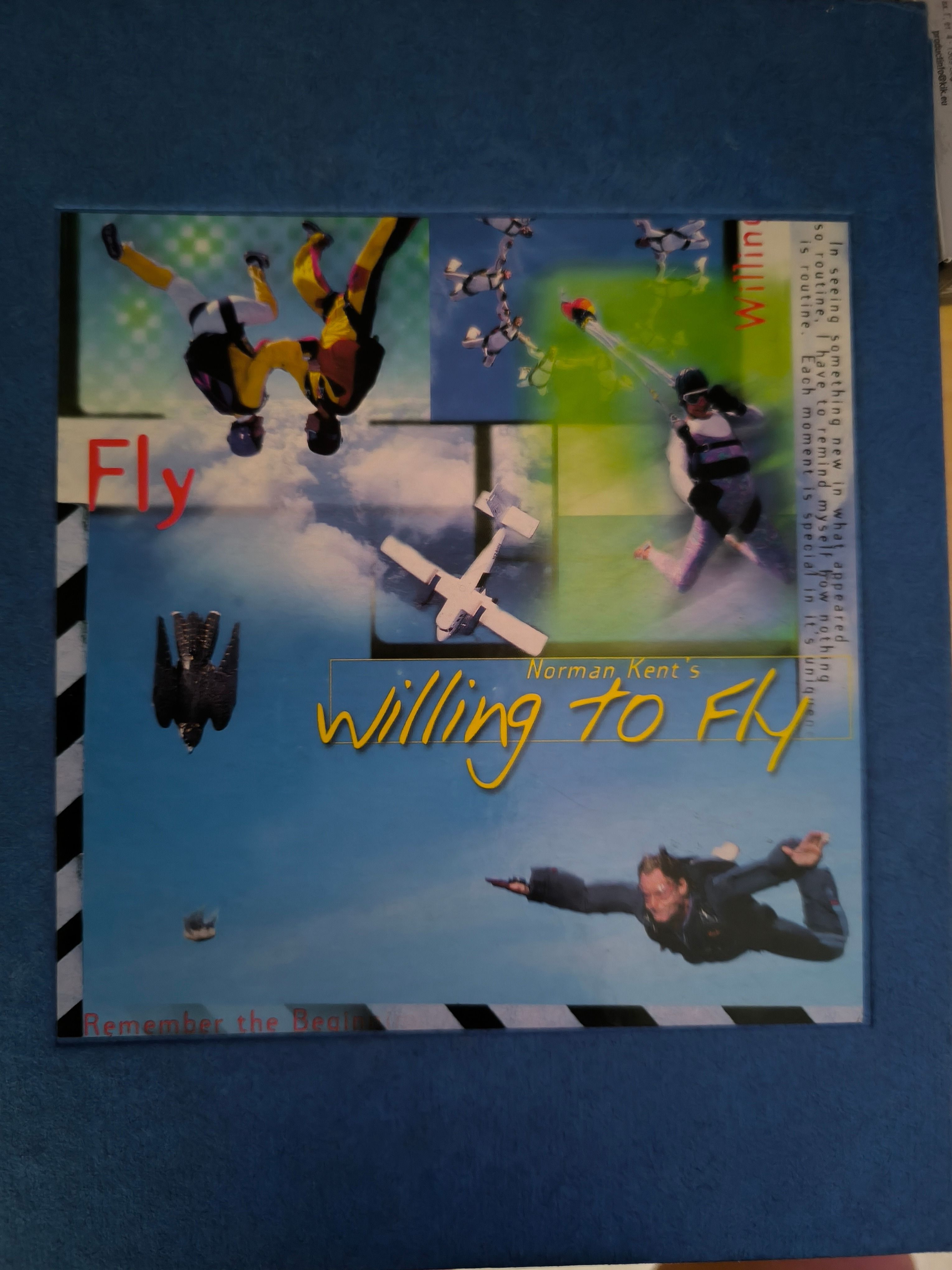 Buch und Video Willing to fly Rarität