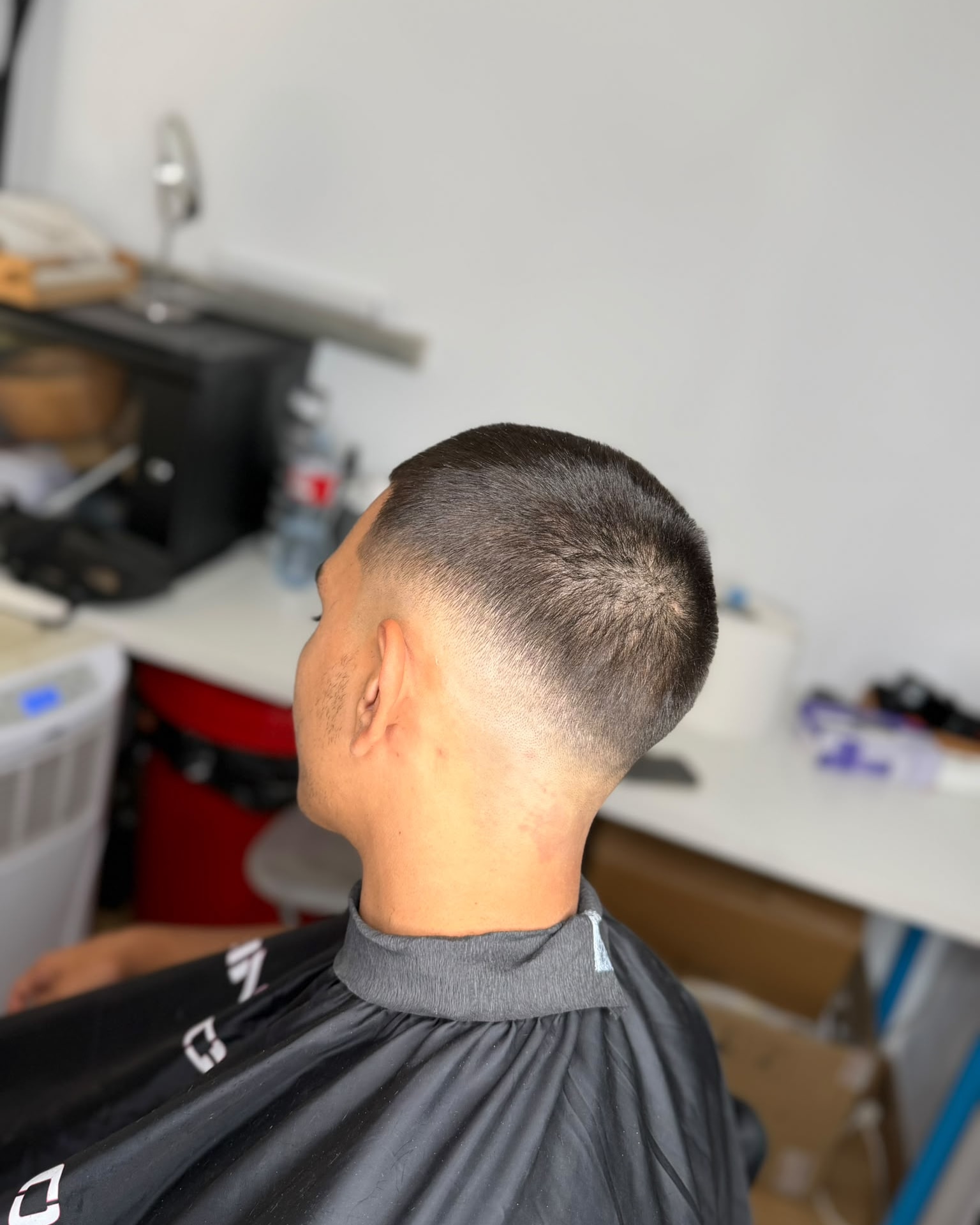 Corte corto con degradado