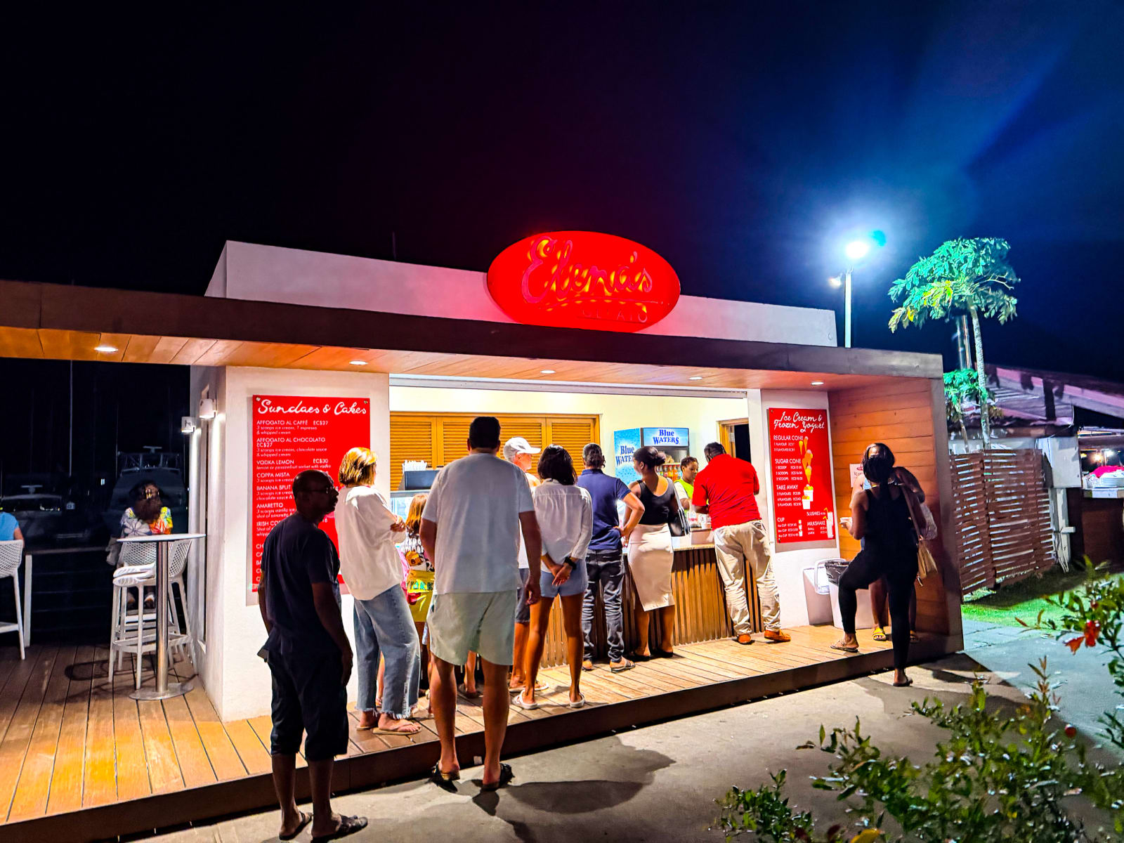 Alan's Italian Restaurant, Cafe, Gelato and Pizzeria at the Rodney Bay Marina