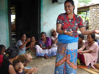 Gandharvwomen enjoying dance Gagangauda