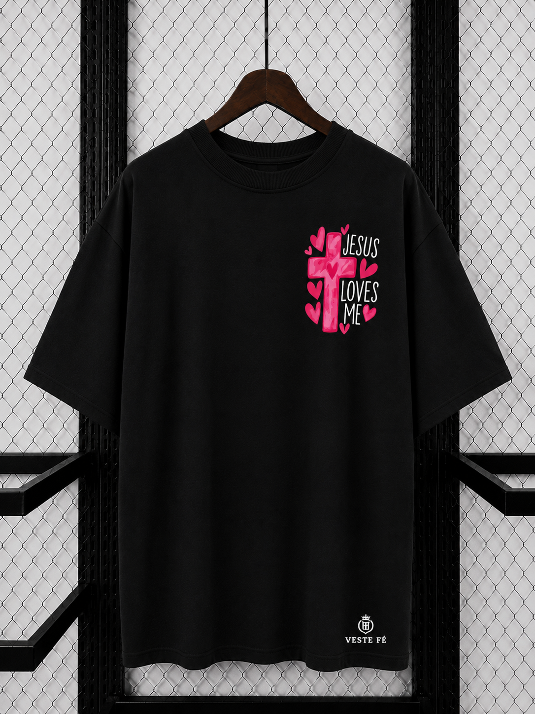 Camiseta Oversized Jesus Me Ama