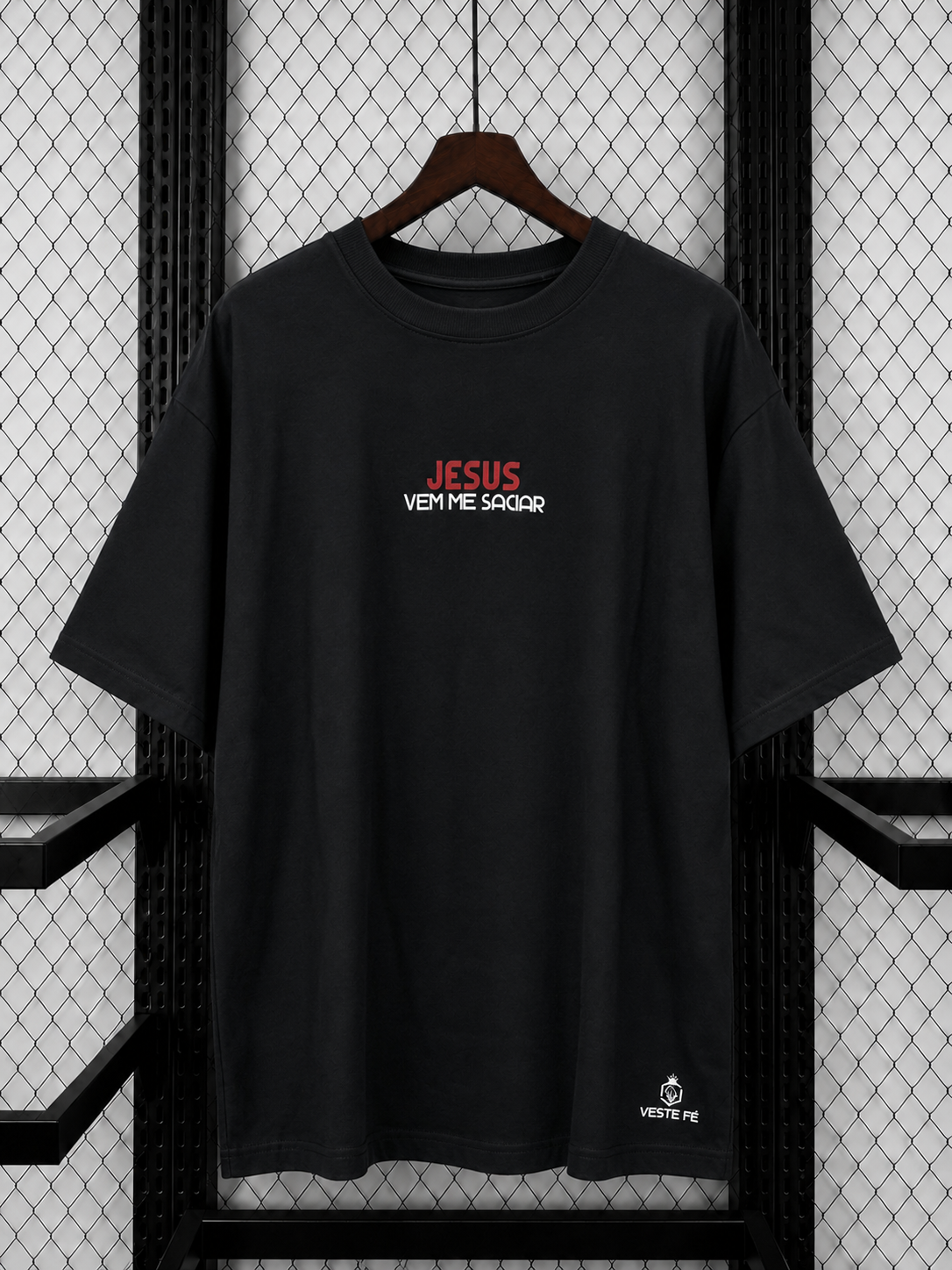 Camiseta Oversized Vem Me Saciar