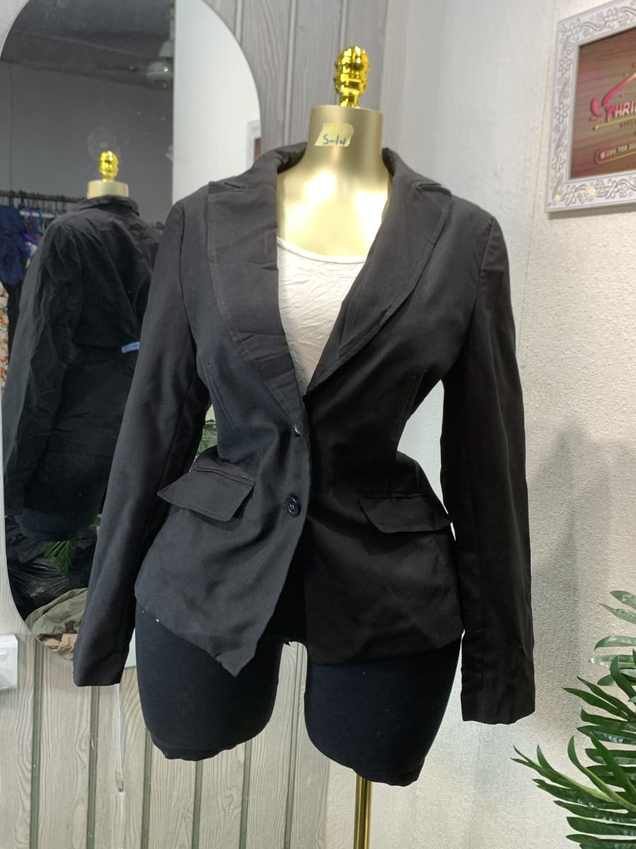 Women's Black Business Blazer Jacket - Classic Style
